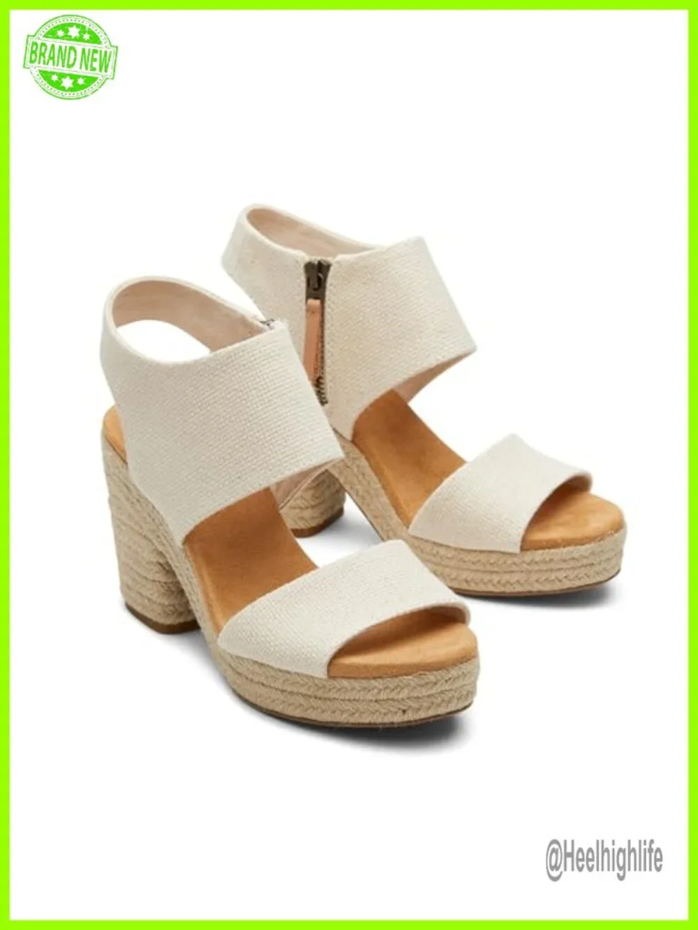 TOMS Women's Majorca Platform Sandal, Textile Upper
